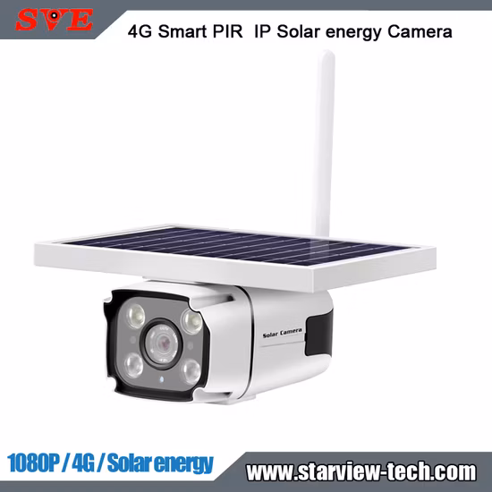 Toesee 브랜드 60W 30ah 태양 DC12V 리튬 배터리 전체 시스템을 갖춘 2.0MP 방수 무선 4G IP 카메라 매우 좋은 품질
