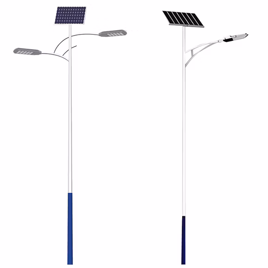 가로등 60W를 갖춘 에너지 절약형 태양 전지판